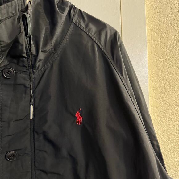 Polo Ralph Lauren Anorak Utility Full Zip Hooded Men’s Jacket Size 1X Big Black - Picture 3 of 11